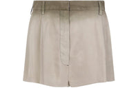 PRADA Logo Patch Wide-Leg Shorts