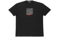 MIU MIU Regular T-Shirt Women's Black