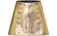 LOUIS VUITTON Casual Short Skirts Women's Gold