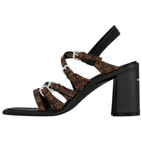 LOUIS VUITTON Berlin Strap Sandals 8cm Women's Brown