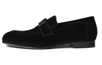 HERMES Paris Loafers Men's Black