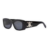 CELINE Acetate Rectangular Sunglasses Women's Black