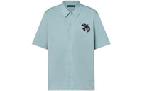 LOUIS VUITTON Lv Fall Series Shirt Men's Blue