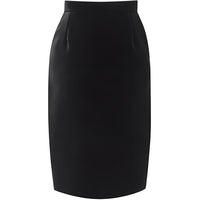 SAINT LAURENT Velvet Mini Pencil Skirt