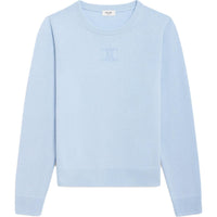 CELINE Crew Neck Sweater In Heritage Cashmere