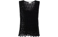SAINT LAURENT Scoop Neck Knitted Top