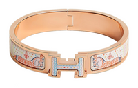 HERMES Bangles Women's Rose Gold