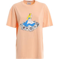 MIU MIU T-Shirt Women's Apricot Yellow