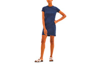 HERMES Short-Sleeved Dresses Women's Blue