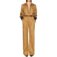 SAINT LAURENT Jumpsuit 'Camel'