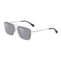 LOUIS VUITTON Metal Square Sunglasses Men's Silver