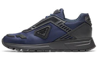 PRADA Slip Resistant, Abrasion Resistant, Breathable Low Top Casual Shoes Men's Blue