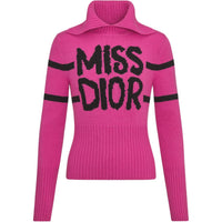 DIOR FW24 Sweater Women's Bright Pink