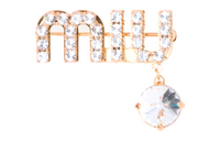MIU MIU Brooches Women's Gold