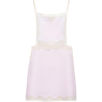 PRADA SS24 Slip Dress Women's Pink