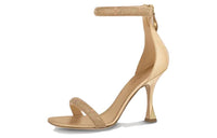 LOUIS VUITTON Sparkle Strap Sandals 9.5cm Women's Gold Child