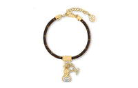 LOUIS VUITTON Metal Bracelets Women's Brown/Gold