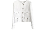 CHANEL SS23 Jackets Coats Women's White