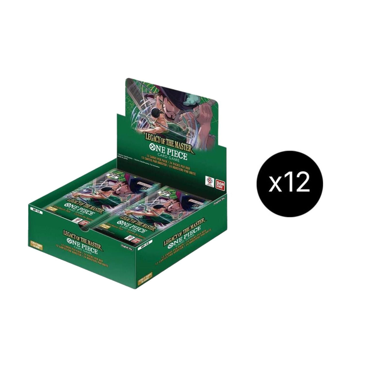 One Piece Card Eng. Legacy of the Master Booster Box Case 810158830950