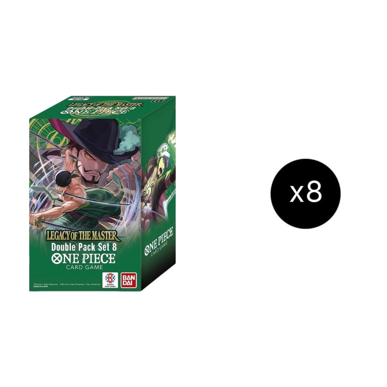 One Piece Card Eng. Legacy of the Master Double Pack Set Vol. 8 Display 810158830998