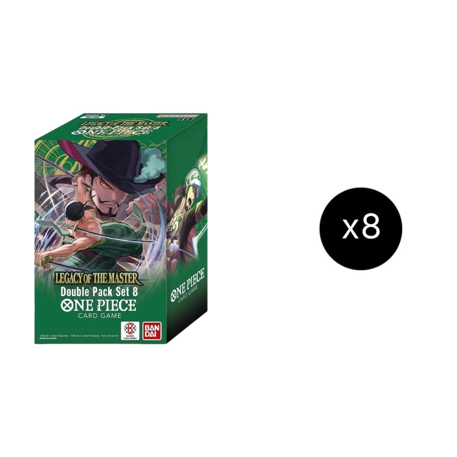 One Piece Card Eng. Legacy of the Master Double Pack Set Vol. 8 Display 810158830998