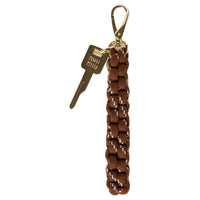 MIU MIU Fabric, Nylon Pendants Unisex Brown