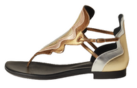 HERMES Garden Strap Sandals Women's Gold