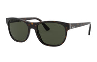 PRADA Plastic Square Sunglasses Men's Dark Brown