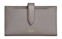 CELINE Cow Leather Protective Case Accessory Women's Egg Stone Color