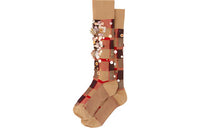 MIU MIU FW21 Mid-Calf Socks Women's 1 Pack Brown