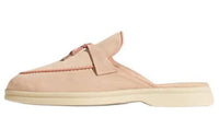 Loro Piana Wrap-toe Slippers Women's Pink Sand
