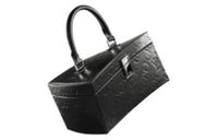LOUIS VUITTON Leather Handbag Women's Black