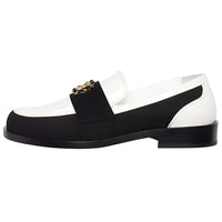 CHANEL Casual Single Shoes Women's Black White