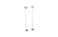PRADA Earrings Women's Silver