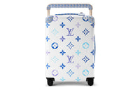 LOUIS VUITTON LV Horizon Coated Canvas Suitcase Luggage 21 Inch Women's White/Blue