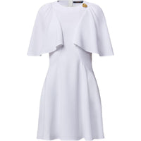 LOUIS VUITTON Butterfly Sleeve Mini Dress