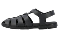 PRADA Triangle Roman Sandals Men's Black
