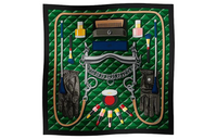 HERMES Silk Scarves Women's Green