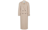 PRADA Double breasted Velour Cashmere Coat