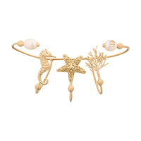 DIOR Pearl Bangles Women's Gold