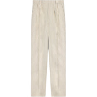 CELINE Keith Pants In Striped Wool Gabardine