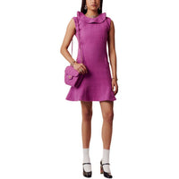 CHANEL Sleeveless Dress Women's Purple