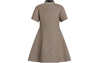 LOUIS VUITTON Short-Sleeved Dresses Women's Brown