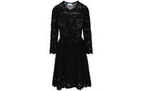 PRADA Pre Owned Flared skirt Crochet Dress