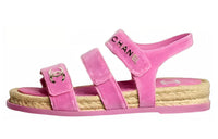 CHANEL Stylish Sandals Women's Pink
