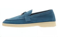 Loro Piana Summer Charms Walk Loafers Women's Blue