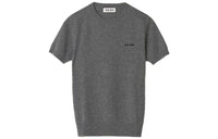MIU MIU Logo intarsia Cashmere Top
