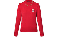 LOUIS VUITTON SS24 Cashmere Sweater Women's Red