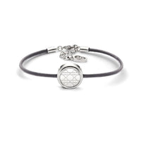 DIOR Brass Lambskin Bracelets Men's Silver