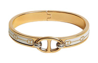 HERMES Gold-Plated Bangles Women's